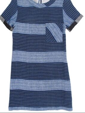 Ace & Jig Blue T-Shirt Dress with Pocket